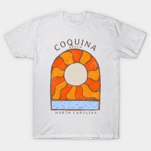 Coquina Beach, NC Summertime Vacationing Burning Sun T-Shirt